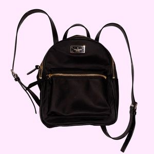 Kate Spade mini backpack in black
